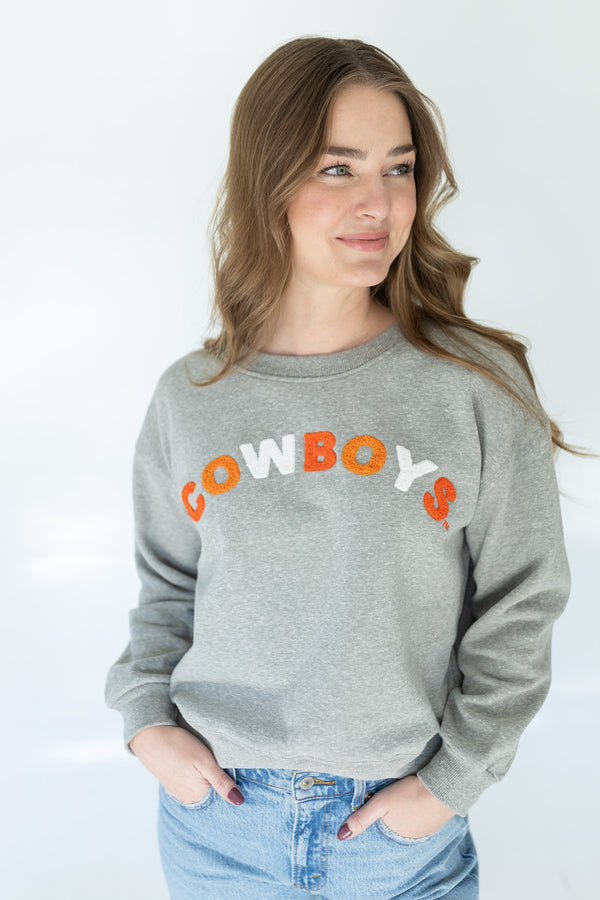 Oregon State Charlie Chenille Fleece Women's Crew