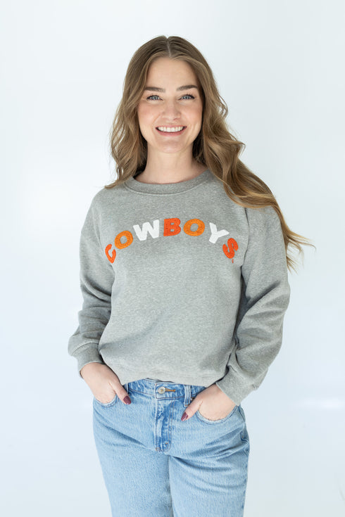 Oregon State Charlie Chenille Fleece Women's Crew