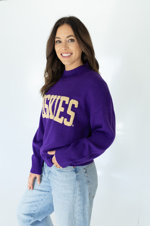 Washington Varsity Turtleneck Sweater