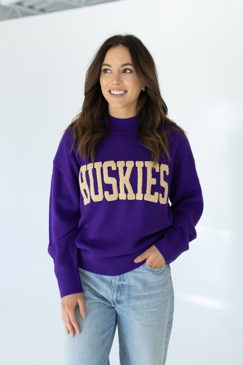 Washington Varsity Turtleneck Sweater
