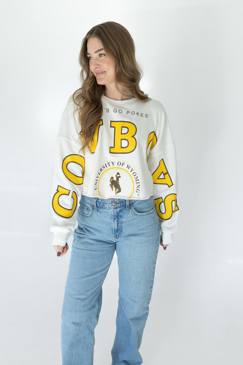 Wyoming Phipps Split Sleeve Cropped Longsleeve