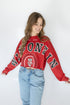 Wisconsin Phipps Split Sleeve Cropped Longsleeve