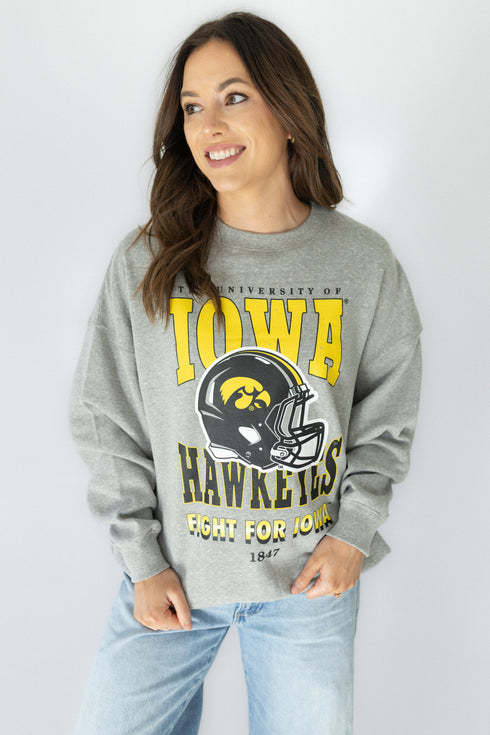 Iowa Murray Hippie OS Fleece Crew
