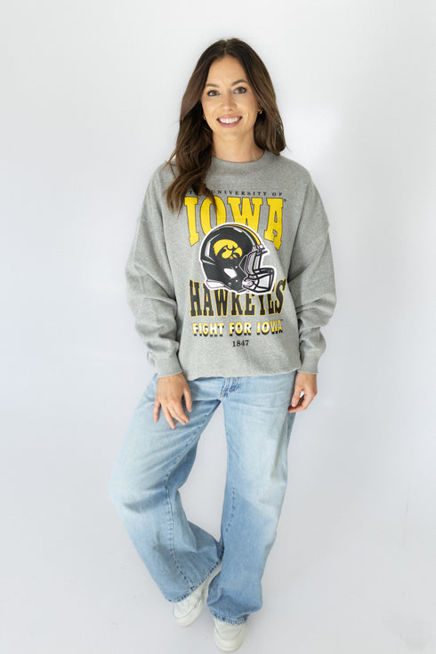 Iowa Murray Hippie OS Fleece Crew