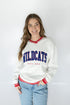 Arizona Allen Chenille Varsity V-neck Pullover