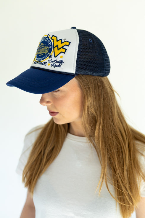 West Virginia Layer Patch Foam Trucker Hat