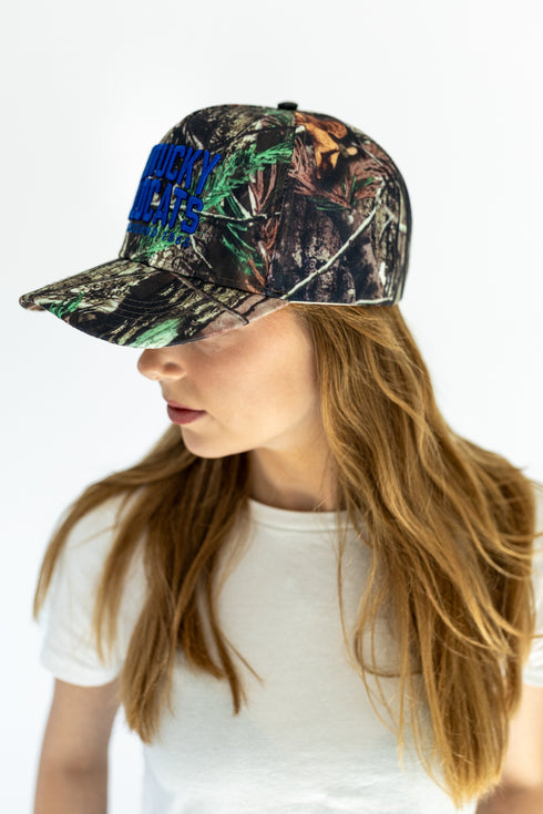 Kentucky Brando Camo 5 Panel Canvas Baseball Hat