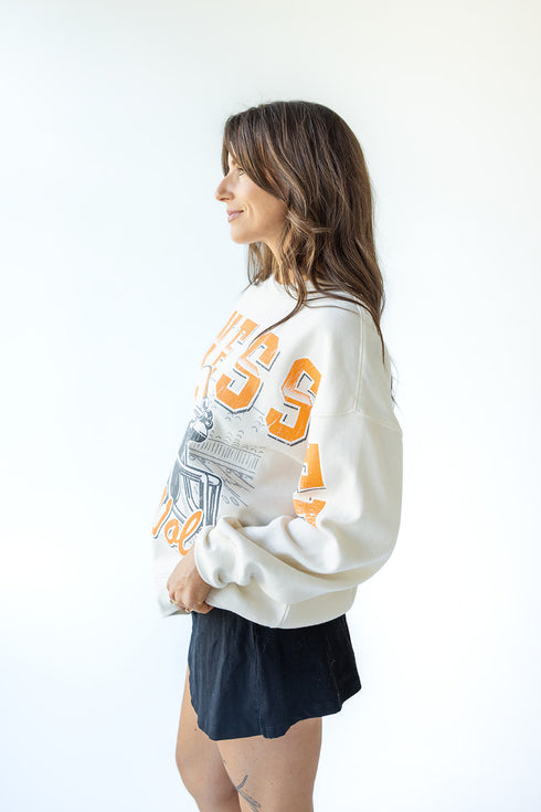 Tennessee Homefield Lantern Sleeve Crew