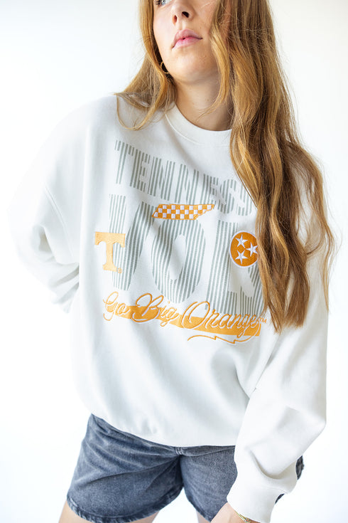 Tennessee Vinton Vertical OS Fleece Crew