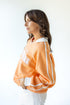 Tennessee Sunday Slate Striped Collar Fleece Crew
