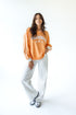 Tennessee Sunday Slate Striped Collar Fleece Crew