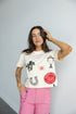 Kentucky Derby All Over the Place Heavyweight Crop Tee