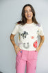 Kentucky Derby All Over the Place Heavyweight Crop Tee