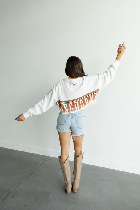 Texas Conway Crop Cropped Longsleeve