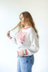 Georgia Queen Oversized Striped Crew Sweater