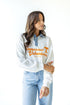 Tennessee Angel Script Screenprint Denim Collar Crew