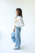 Tennessee Angel Script Screenprint Denim Collar Crew