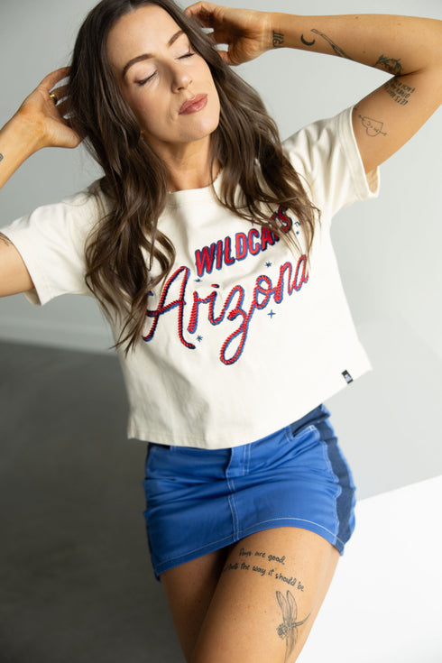 Arizona Lasso Luxe Heavyweight Crop Tee