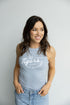 Auburn Kelly Curve Full Length Ribbed Basic Tank