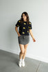 Iowa Ritter Multi Color Heavyweight Crop Tee