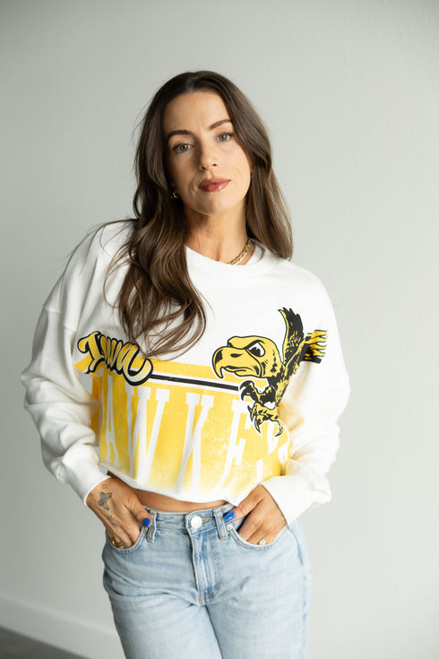 Iowa Conway Crop Cropped Longsleeve