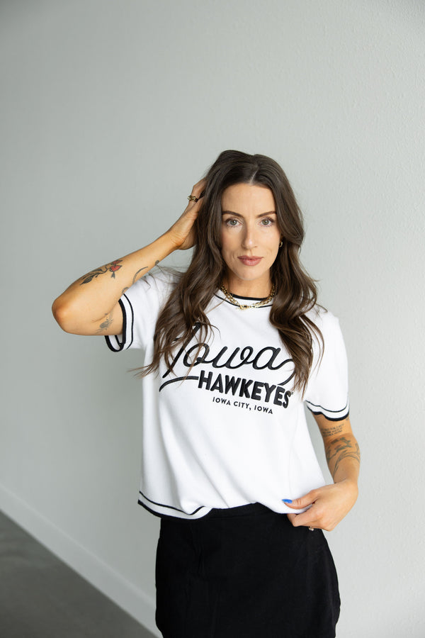 Iowa Clayton Classic Luxe Sweater Tee