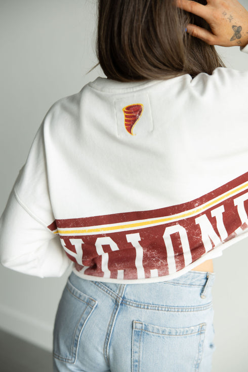 Iowa State Conway Crop Cropped Longsleeve