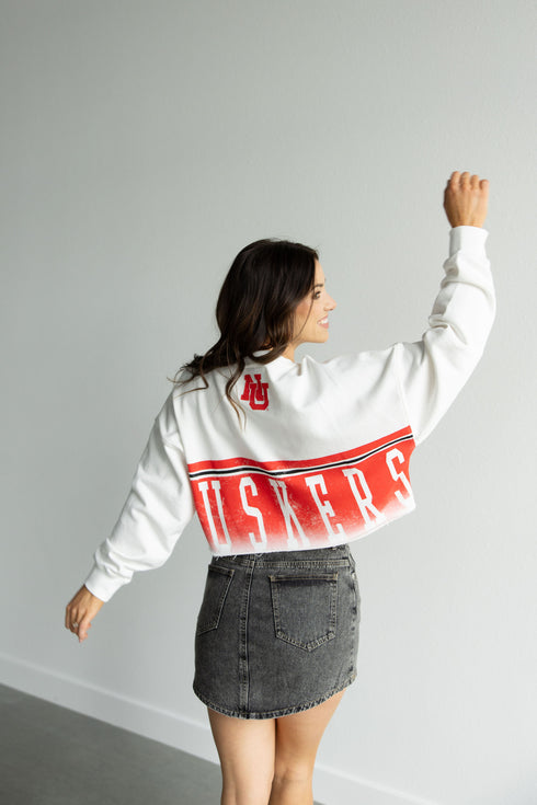 Nebraska Conway Crop Cropped Longsleeve