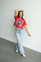 Ohio State Established Club Heavyweight Crop Tee