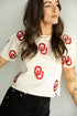 Oklahoma Ritter Multi Color Heavyweight Crop Tee