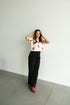Oklahoma Ritter Multi Color Heavyweight Crop Tee