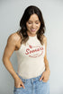 Oklahoma Kelly Curve Full Length Ribbed Basic Tank