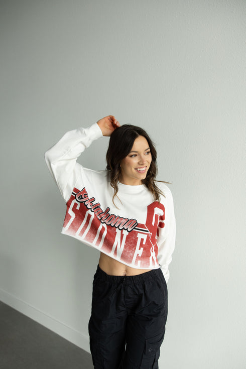 Oklahoma Conway Crop Cropped Longsleeve