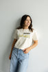 SD State Lasso Luxe Heavyweight Crop Tee