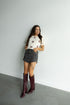 Texas A&M Ritter Multi Color Heavyweight Crop Tee