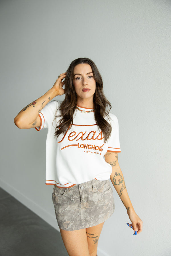 Texas Clayton Classic Luxe Sweater Tee