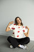 Wisconsin Ritter Multi Color Heavyweight Crop Tee