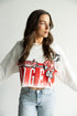 Wisconsin Conway Crop Cropped Longsleeve