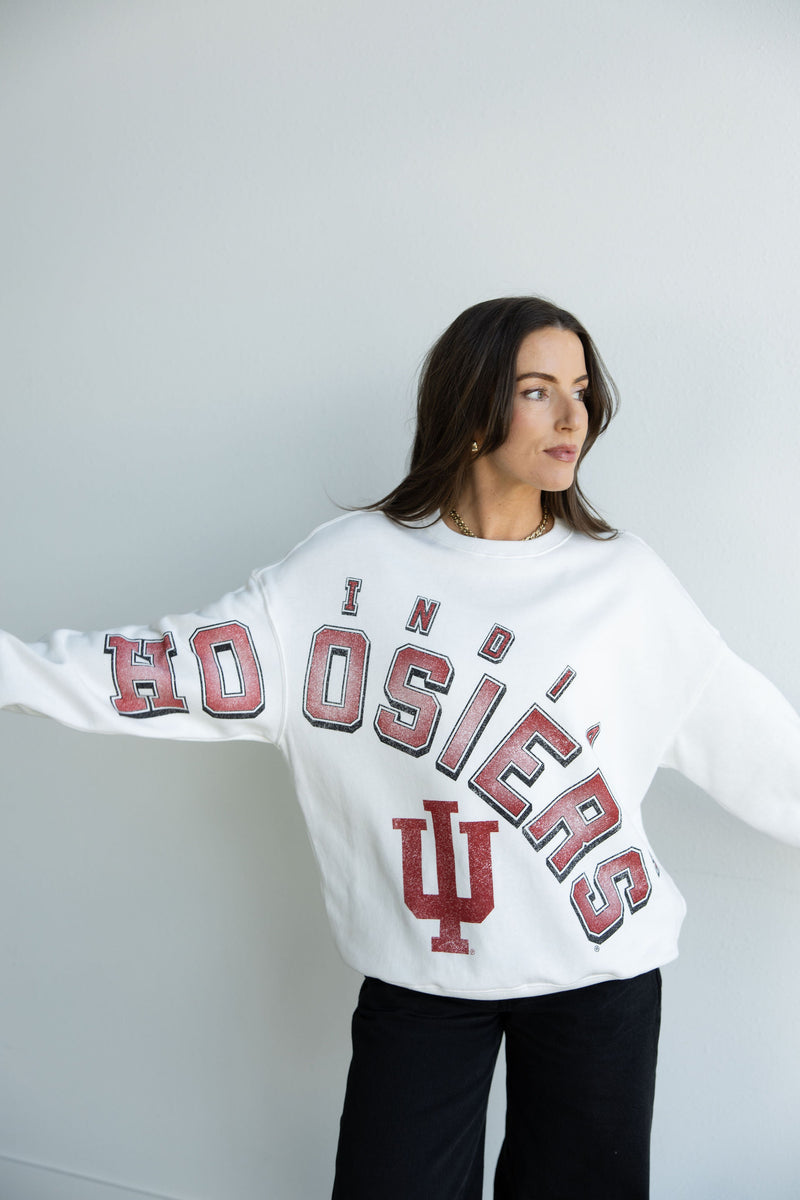 Indiana Bryant Bend Lantern Sleeve Crew – Gameday Social Apparel Co.