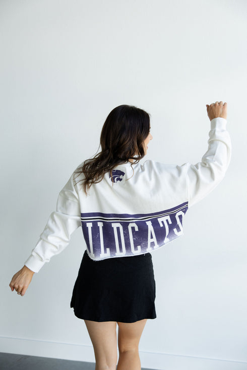 Kansas State Conway Crop Cropped Longsleeve