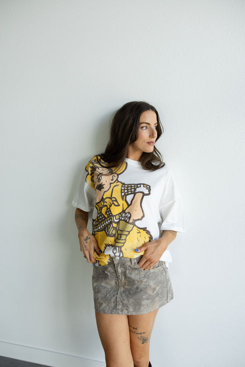Wyoming Lawson Logo Oversized Tee