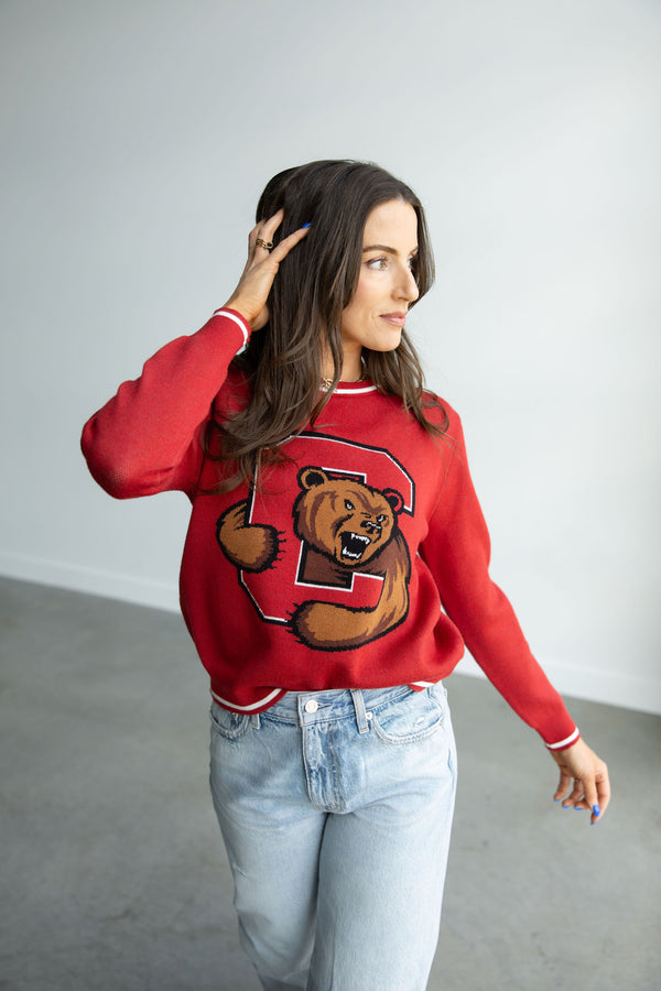 Cornell Wicks Vintage Striped Detail Sweater