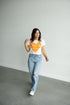 Tennessee Aura Heart Cropped Cuffed Tee