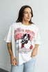 Ohio State Maddux Multimedia Semi-Cropped Oversized Band Tee