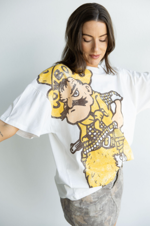 Wyoming Lawson Logo Oversized Tee