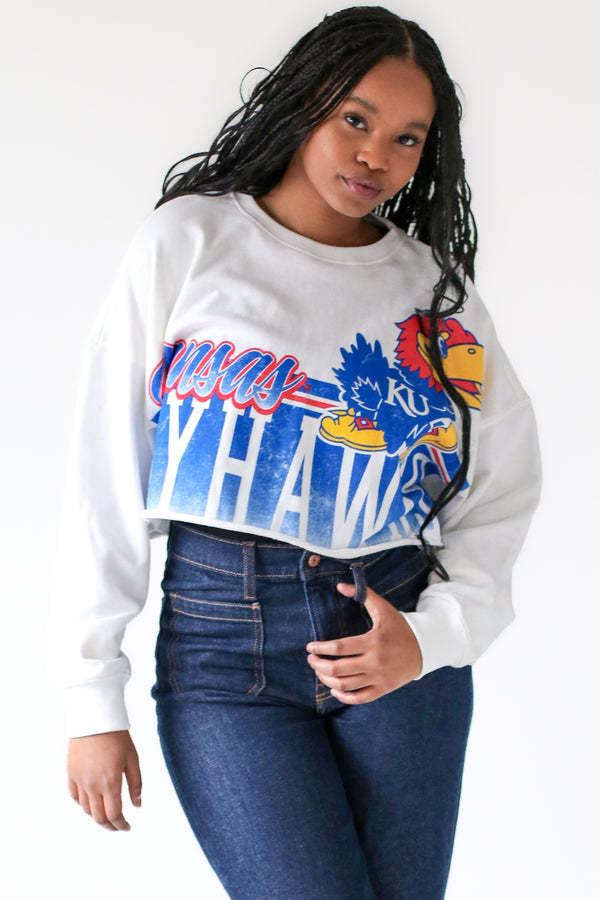 Kansas Conway Crop Cropped Longsleeve