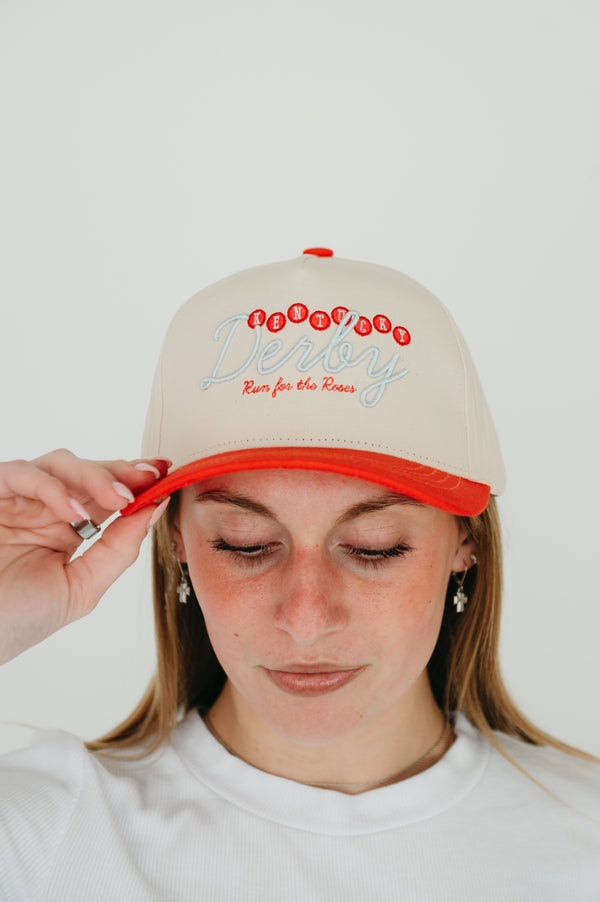 Kentucky Derby Social Coast 5 Panel Canvas Baseball Hat