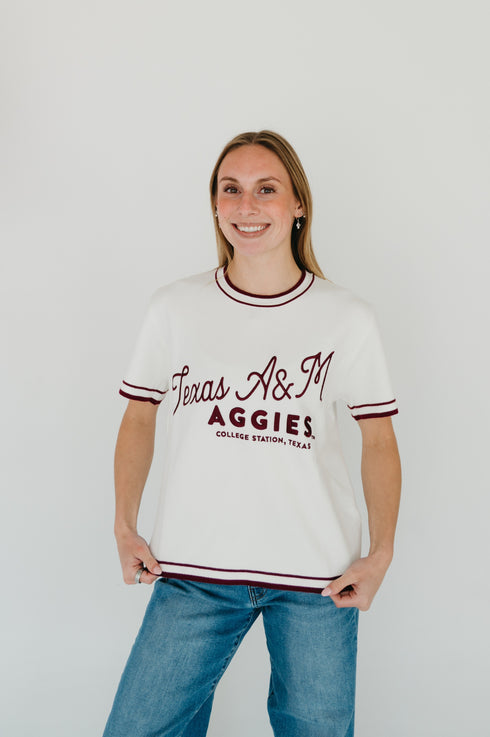 Texas A&M Clayton Classic Luxe Sweater Tee
