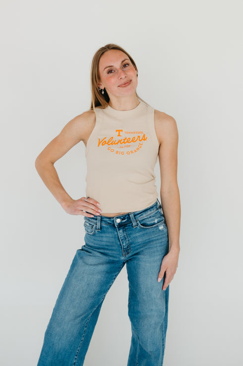 Tennessee Kelly Curve Full Length Ribbed Basic Tank