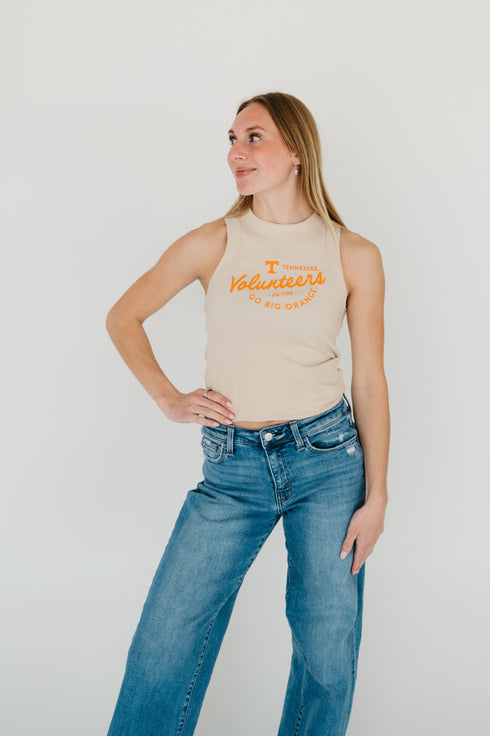 Tennessee Kelly Curve Full Length Ribbed Basic Tank
